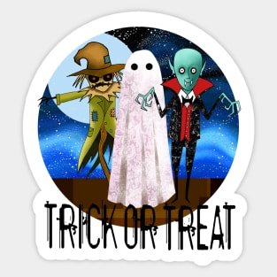 Trick or Treat Sticker